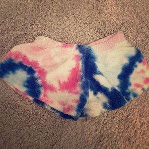 The dye terry shorts!